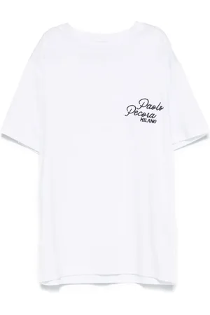 Paolo Pecora Camiseta con logo bordado
