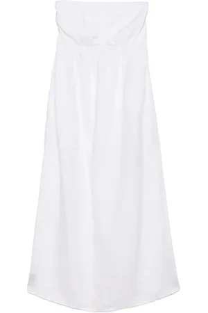 James Perse Vestido con detalle fruncido