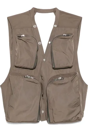 Rick Owens Chaleco tipo cargo con espalda abierta