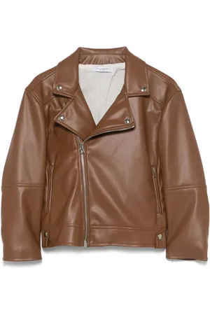 Paolo Pecora Chaqueta biker con cremallera