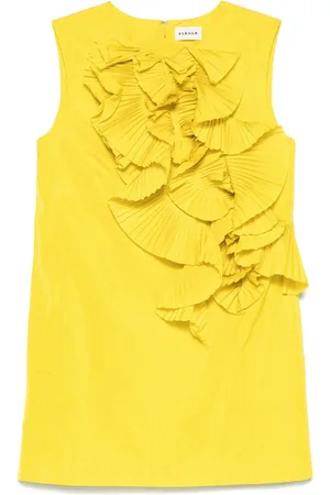 P.A.R.O.S.H. Vestido corto con detalle de volantes