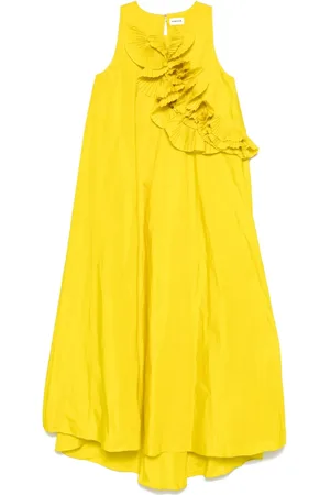 P.A.R.O.S.H. Vestido largo con detalle de volantes