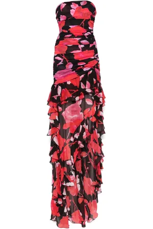 BLUMARINE Vestido largo con estampado floral