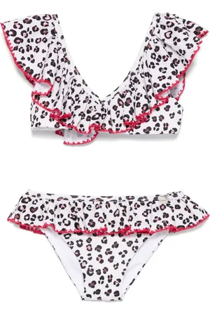 MONNALISA Bikini con estampado de leopardo