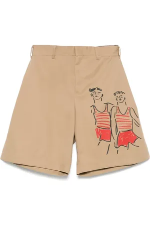 Msgm Bañador con motivo de ilustración