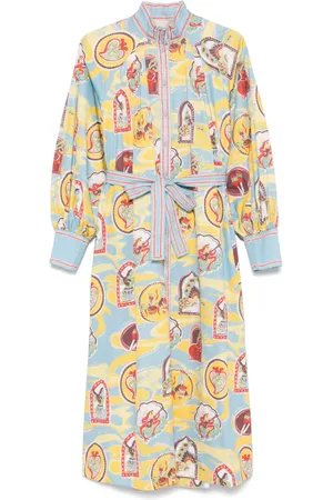 ALÉMAIS Vestido midi Emilio