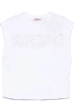 Twin-Set Camiseta con detalles de encaje
