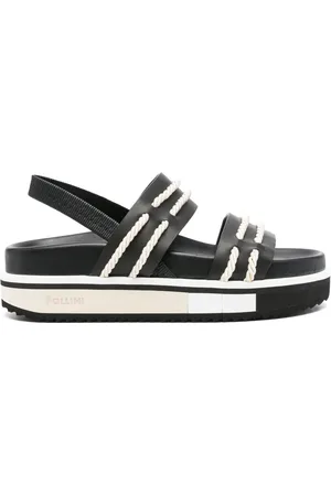 Pollini Sandalias con detalle de cuerda