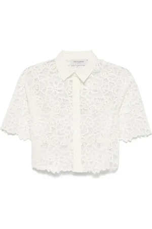 Ermanno Firenze Camisa con bordado floral