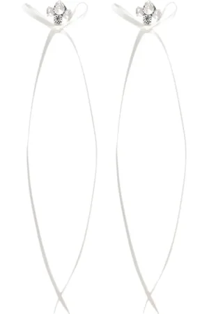Simone Rocha Pendientes Bow Ribbon