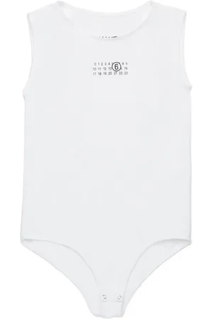 Maison Margiela Top sin mangas con estampado Numbers