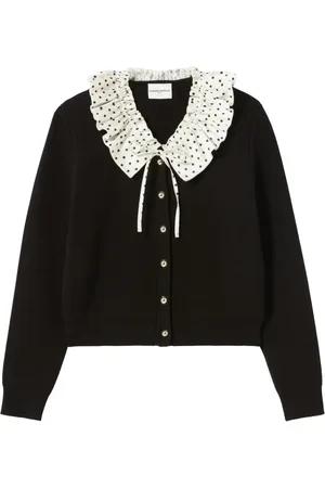 Claudie Pierlot Cárdigan con cuello en contraste