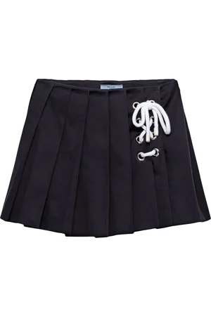 Prada Minifalda plisada