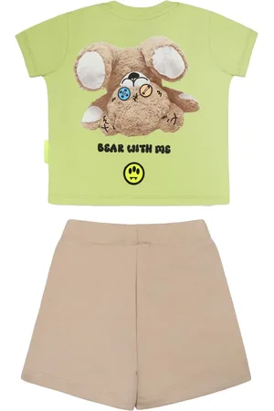 BARROW Conjunto corto con oso estampado