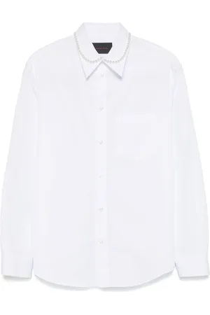 Simone Rocha Camisa con detalle de perlas artificiales