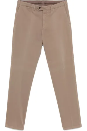 CANALI Pantalones chinos de tejido gabardina