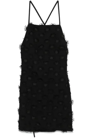 Msgm Vestido corto con apliques florales