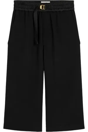 Ami Bermudas de crepé con cinturilla elástica