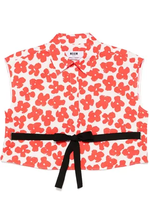 Msgm Camisa con estampado floral