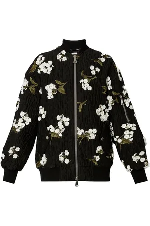 Erdem Chaqueta bómber con aplique floral