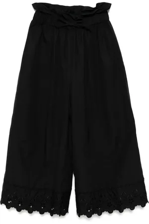 Simone Rocha Pantalones capri con volantes