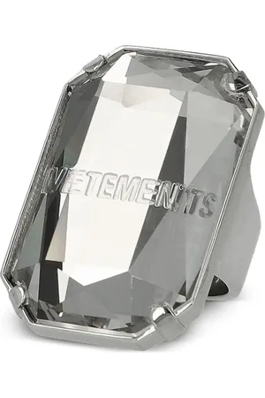 Vetements Anillo Baguette Crystal