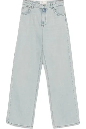 BLUMARINE Vaqueros con logo bordado
