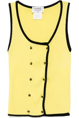 CHANEL Top sin mangas 1995