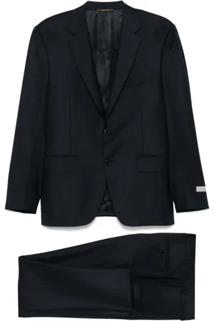 CANALI Traje a rayas diplomáticas