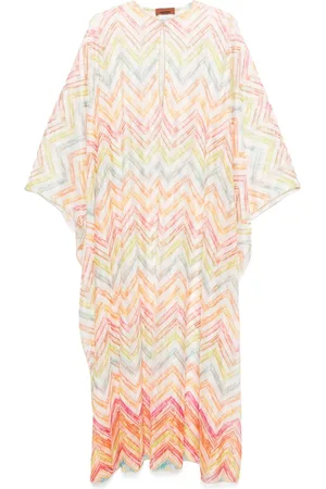 Missoni Pareo de playa tejido en zigzag