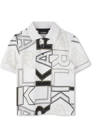 Karl Lagerfeld Polo con logo estampado