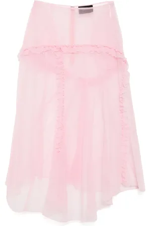 Simone Rocha Falda con detalle de volantes
