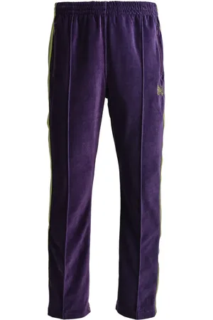 Pins & Needles Pantalones de chándal de velour con rayas laterales