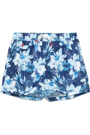 Kiton Bañador con estampado floral