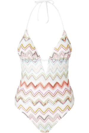 Missoni Bañador con motivo en zigzag