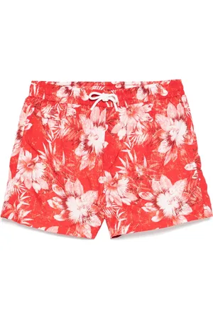 Kiton Bañador con estampado floral
