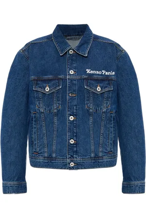 Kenzo Chaqueta vaquera con logo bordado