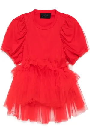 Simone Rocha Camiseta con manga farol