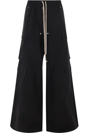 Rick Owens Pantalones Double Cargo Jumbo Belas