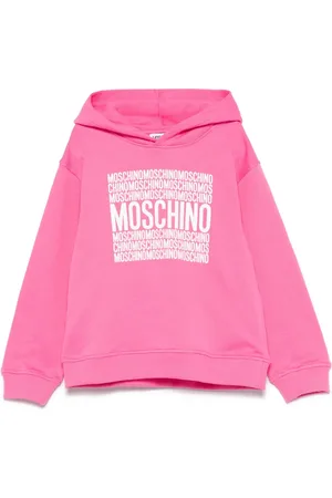 Moschino Sudadera con capucha y logo en relieve