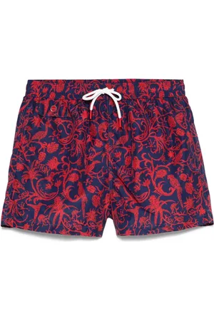 Kiton Bañador con estampado floral