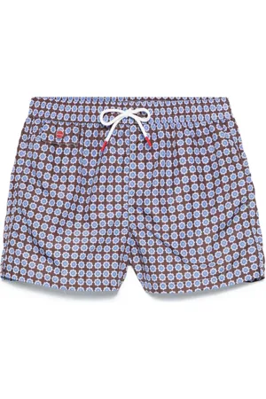 Kiton Bañador con estampado floral