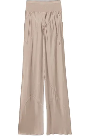 Rick Owens Pantalones con corte al bies
