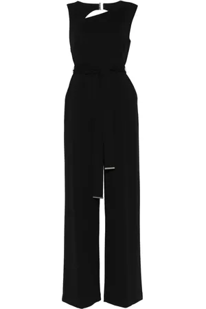 Calvin Klein Mono largo de crepé