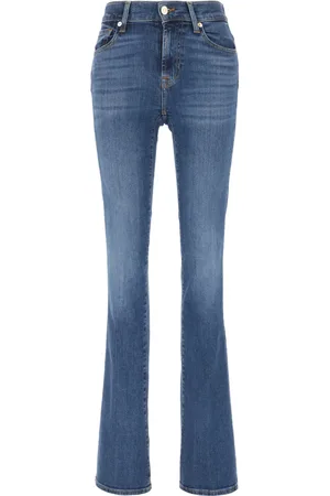 7 for all Mankind Vaqueros bootcut de talle medio
