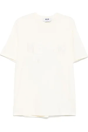 Msgm Camiseta con logo estampado