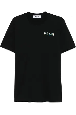 Msgm Camiseta con logo estampado