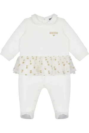 Moschino Pelele con logo bordado