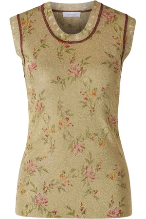 Paco rabanne Top con motivo floral