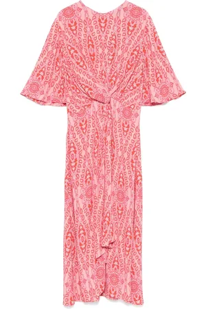 Etro Vestido midi estampado acampanado